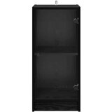 vidaXL Strani šal Črni hrast 35 x 37 x 76 cm Konstruiran les | Shoptok.si