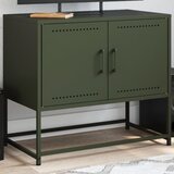 vidaXL TV ormarić maslinasti 68,5 x 39 x 60,5 cm čelični Cijene