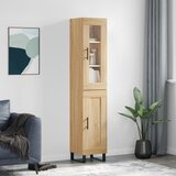  Visoka komoda hrasta sonome 34,5x34x180cm od konstruiranog drva Cijene