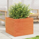 Maison Chic Vrtno cvetlično korito - Cvetlični Lonec voščeno rjavo 60x60x46 cm trdna borovina, (21790354) | Shoptok.si