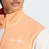 Adidas Tehnička flis jakna mandarina / bijela | shoptok.hr