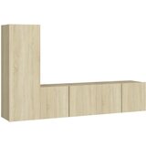  3-dijelni set TV ormarića boja hrasta sonome konstruirano drvo | Eponuda.com