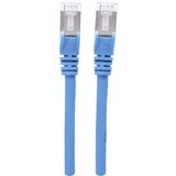 Intellinet 740791 RJ45 omrežni kabel\, Patch kabel CAT 6a S/FTP 1.50 m modra zaščita iz folije\, pletena zaščita\, zaščiten\, brez halogena 1 kos, (20417990) | Shoptok.si