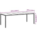  11-delni vrtni jedilni set s blazinami bež poli ratan, (22087742) | Shoptok.si