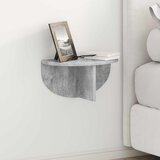  Polica na zidu Zidne 2 pcs Betonski sivi 38 x 19 x 19 cm | shoptok.hr