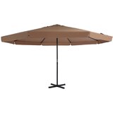  Zunanji senčnik z aluminijastim drogom 500 cm taupe Cene