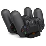 DOBE station USB držač sa punjačem za 2 PS4 kontrolera TP4-002 crni | ePonuda.com