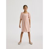 Reserved - Haljina puf rukava - pastelnoružičasto | shoptok.hr