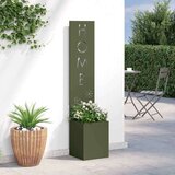 vidaXL Privatnost u vrtu Rezbarija Maslinovo zelena 32 x 140 cm | shoptok.hr