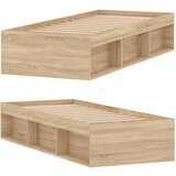  Kreveta boja hrasta sonome 75x190 cm mali za jednu osobu | shoptok.hr