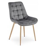  BERA stolica - tamnosivi baršun / noge od hrasta x 1 | shoptok.hr