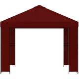Gazebo 3 x 3 m Tamno crvena Poliester i čelik 190 gsm | Eponuda.ba