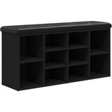Maison Chic Klop za čevlje - Sedež za čevlje črna 102x32x50 cm inženirski les, (21777533) | Shoptok.si