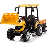 Traktor na akumulator s prikolicom MEGA D68 - žuti | shoptok.hr