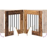  Vrata za pse s postoljem 2 pcs Staro drvo 60 x 60 cm | Eponuda.ba