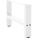  Noge za klub stolić bijele 2 kom 50 x (30-31) cm čelik | shoptok.hr
