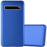 Cadorabo Case, združljiv s Samsungom v kovinsko modri - zaščitni pokrov, narejen iz fleksibilnega silikona TPU, (20586936) Cene