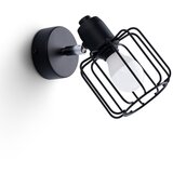 Nice Lamps Crna zidna lampa ø 10 cm Salom – Cijene