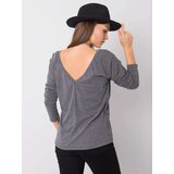 BASIC Feel Good Blouse-RV-BZ-5890.10-dark gray Cene
