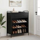  Ormar za cipele 76 x 36,5 x 93 cm Konstruirano drvo Crni hrast | shoptok.hr