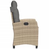  3-dijelni bistro set s jastucima miješane bež boje poliratan | Eponuda.com
