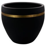 WALLXPERT decorative pot ibiza 23 black gold Cene
