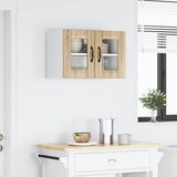  Zidni stakleni ormarić LUCCA Hrast sonoma 60 x 31 x 40 cm | Eponuda.ba