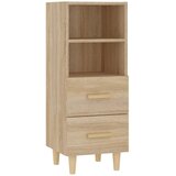  Komoda boja hrasta sonome 34,5x34x90 cm od konstruiranog drva | shoptok.hr