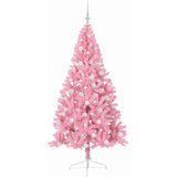 vidaXL Umjetna preddekorirana božićna jelka Roza 180 cm PVC | Shoptok.si