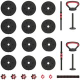 4-u-1 set bućica Crna i crvena 121 x 19 5 x 19 5 cm | shoptok.hr