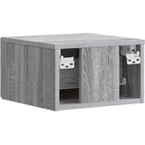  Noćni ormarić za montažu na zid 2 pcs Siva Sonoma | shoptok.hr