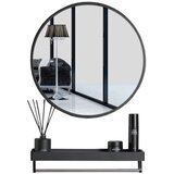  Ogledalo s policom 60cm crno | shoptok.hr