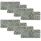 Outsunny 8-delna umetna balkonska živa meja, raztegljiva umetna vrtna meja z umetnimi zelenimi listi 200x100 cm, (20755562) | Shoptok.si
