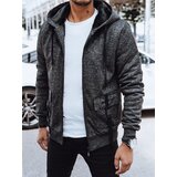 DStreet Ocieplana bluza męska rozpinana ciemnoszara | ePonuda.com