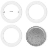 Bialetti set tesnil in filtrov za kafeterije, 6 skodelic | Shoptok.si