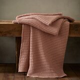 Pineapple Elephant Prljavo roza pamučna deka 150x200 cm Jaipur Chunky Waffle – | shoptok.hr