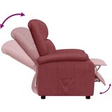  Naslonjač od umjetne kože crvena boja vina | shoptok.hr