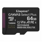 Kingston MEM SD MICRO 64GB Canvas Select Plus SDCS3/64GBSP | ePonuda.com