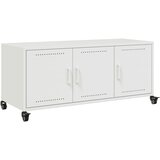 Maison Chic TV omarica - TV stojalo - Televizijska omarica bela 100,5x39x43,5 cm jeklo, (21699768) Cene