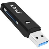 LINQ Čitalnik SD in micro SD kartic USB 3.0 priključek Hitrost do 5 Gbps, Črna, (5000185082) | Shoptok.si