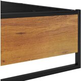 Posteljni okvir črn kovinski 100x200 cm, (20606505) | Shoptok.si