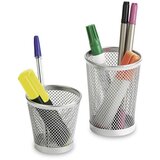 Homezone set držal za svinčnike mesh, 2-Delni, srebrna | Shoptok.si
