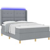 Box spring krevet Svijetlo siva 140 x 200 cm tkanina | shoptok.hr