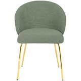 Mömax stol, les, kovina, tekstil zelena | Shoptok.si