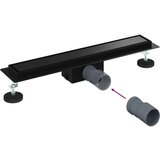  2 u 1 odvod za tuš Crna 50 cm Nehrđajući čelik 304 | shoptok.hr