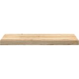 vidaXL Okenske police 2 kosa neobdelana 70x25x2 cm trdna hrastovina | Shoptok.si