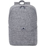 Rivacase Anvik 15.6 laptop backpack, 15L, gray, waterproof fabric, pockets for 10.5 tablet, smartphone, documents, accessories, bottle | shoptok.hr