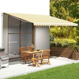  Zamjenska tkanina za tendu žuto-bijela 5 x 3,5 m | shoptok.hr