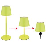 Globo 58488NG-LED prigu&amp;scaron;iva dodirna punjiva spoljna stona lampa VANNIE 3W/5V IP54 1800mAh zelena Slike