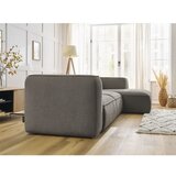 Bobochic Paris Siva/rjava kotna sedežna garnitura iz tkanine bouclé (desni kot) Zephyr – | Shoptok.si